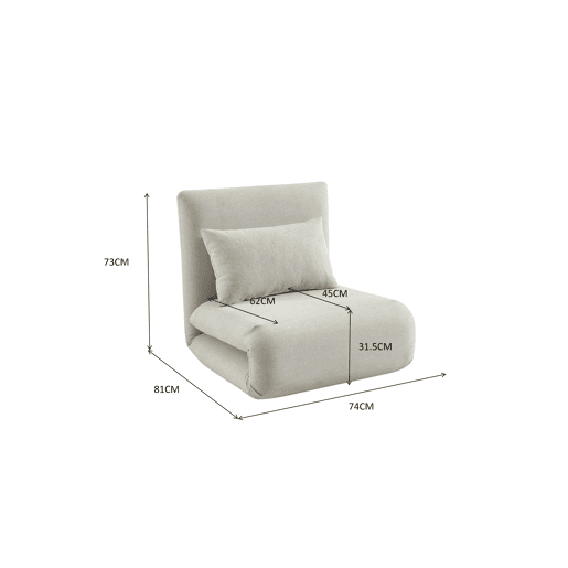 Cadeirão com cama TWIST cor bege Cadeirão com cama TWIST cor bege