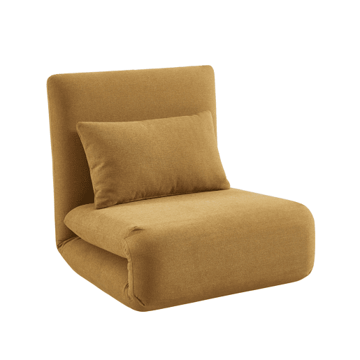 Cadeirão com cama TWIST cor mostarda Cadeirão com cama TWIST cor mostarda