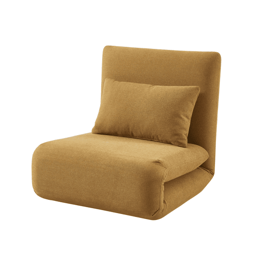 Cadeirão com cama TWIST cor mostarda Cadeirão com cama TWIST cor mostarda
