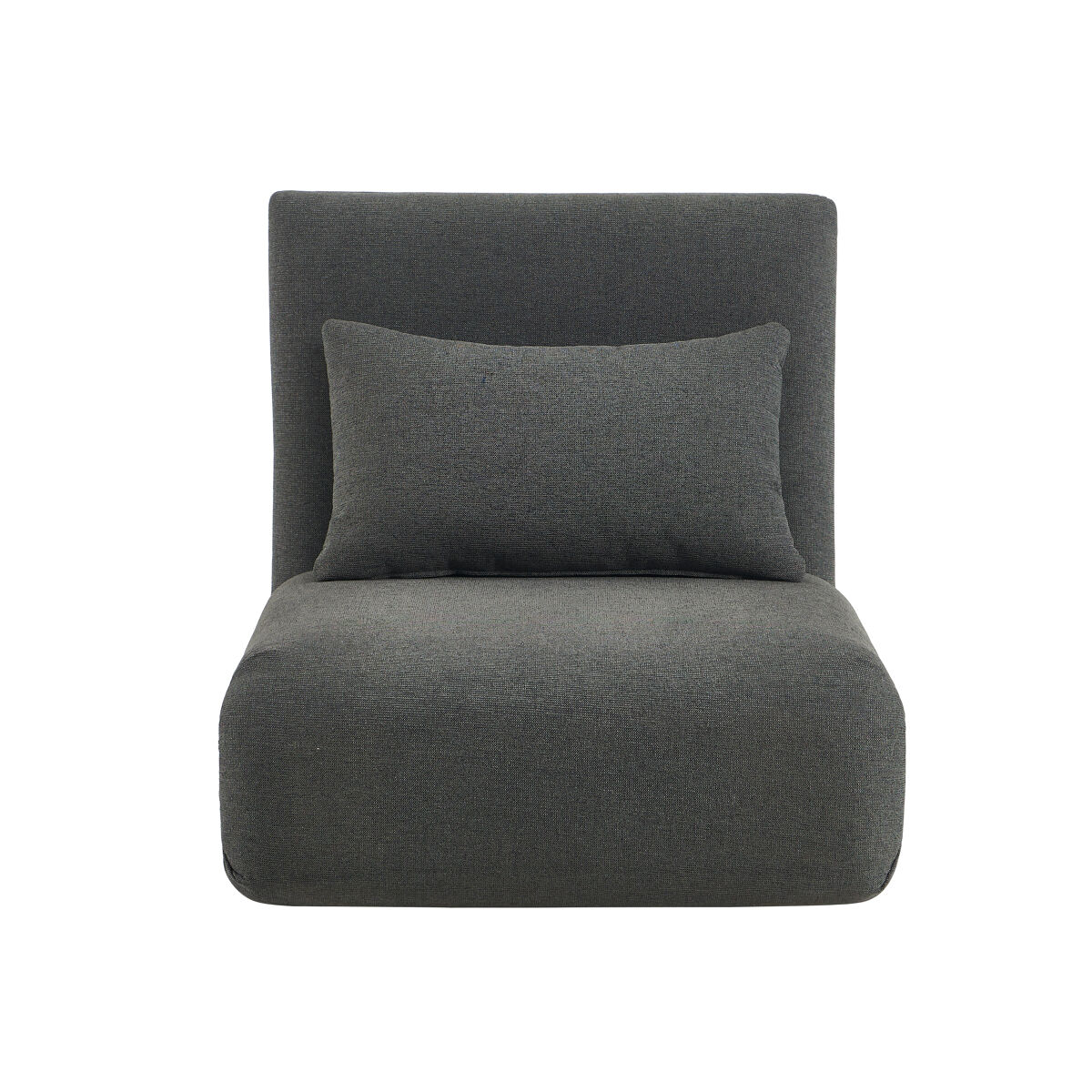 Sillón con cama twist color gris oscuro