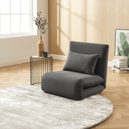 Cadeirão com cama TWIST cor cinza escuro Cadeirão com cama TWIST cor cinza escuro