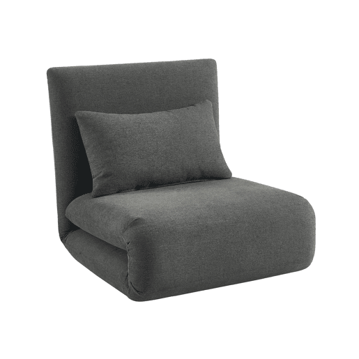 Cadeirão com cama TWIST cor cinza escuro Cadeirão com cama TWIST cor cinza escuro