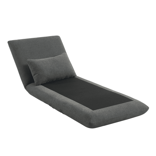 Cadeirão com cama TWIST cor cinza escuro Cadeirão com cama TWIST cor cinza escuro