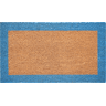 Felpudo CAIRO BORDO 40x70cm fibra de coco cor azul