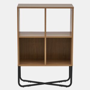 Estante ARBOR com pés em metal preto