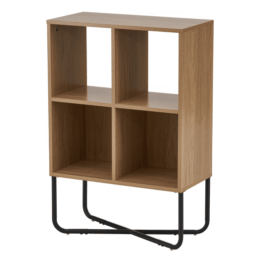 Estante ARBOR com pés em metal preto