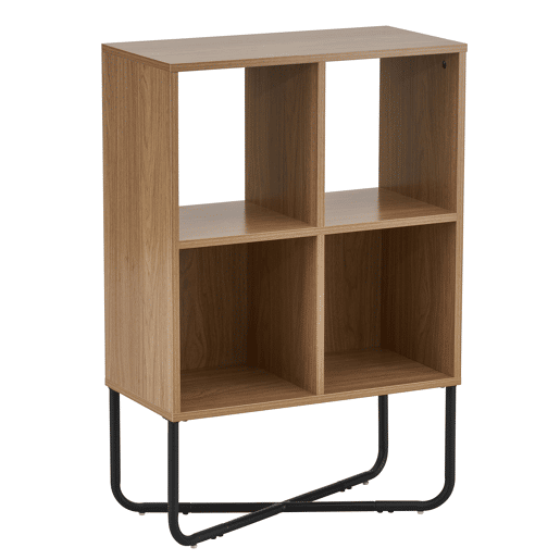 Estante ARBOR com pés em metal preto