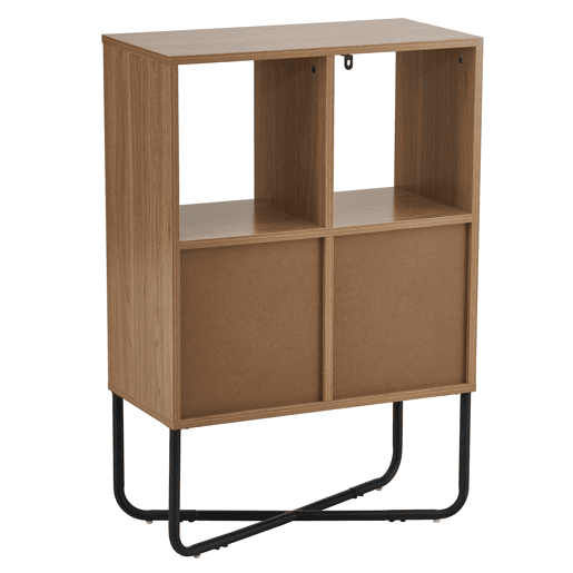 Estante ARBOR com pés em metal preto