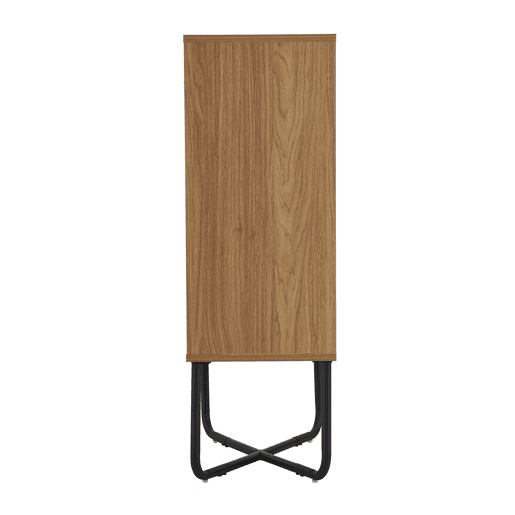 Estante ARBOR com pés em metal preto