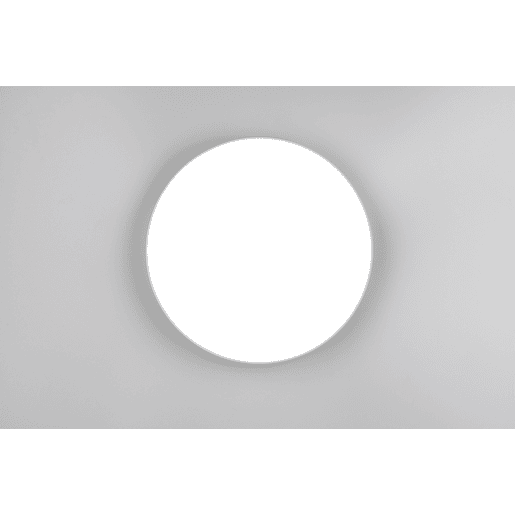 Plafon SPICA LED 18w 27cm diâmetro cinza