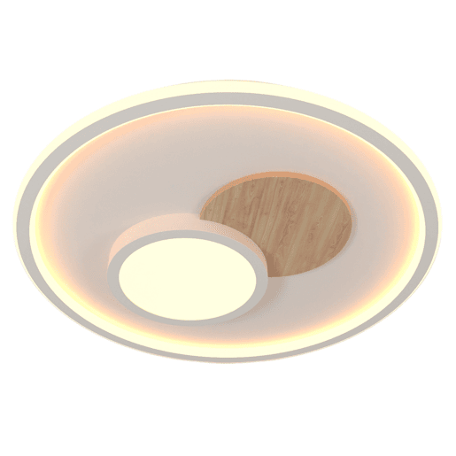 Plafon TANA LED 90w diâmetro 50cm branco