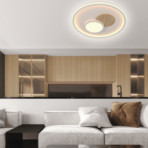 Plafon TANA LED 90w diâmetro 50cm branco