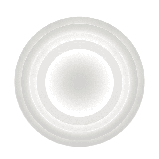 Plafon GALET LED 38w diâmetro 40cm branco