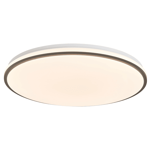 Plafon SANTOS LED 48w diâmetro 40cm castanho