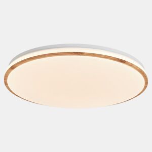 Plafon SANTOS LED 48w diâmetro 40cm madeira