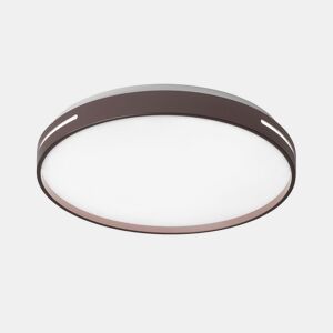 Plafon VITO LED 48w diâmetro 40cm castanho