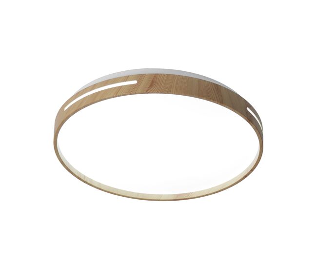 Plafón vito led 48w diámetro 40cm madera