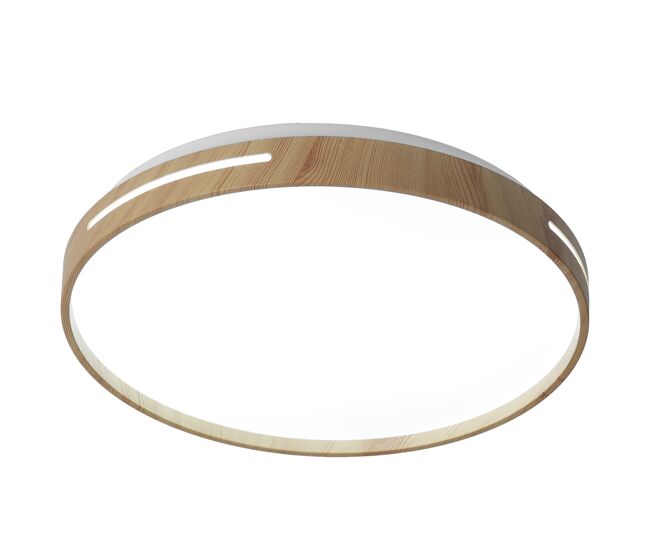Plafón vito led 72w diámetro 50cm madera