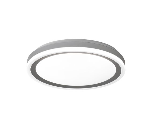 Plafón kai led 48w diámetro 40cm plata