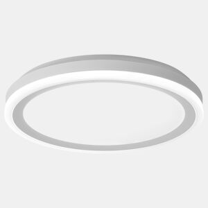 Plafon KAI LED 72w diâmetro 50cm prata