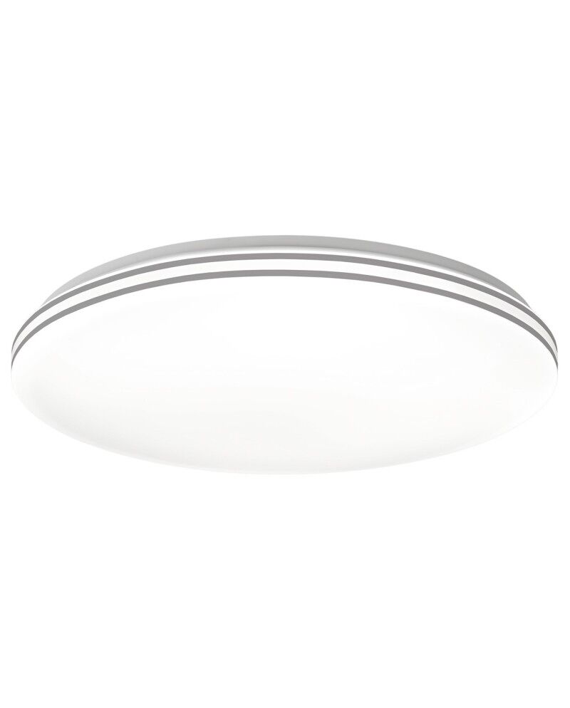 Plafón INDRA led 72w diámetro 50cm plata 
