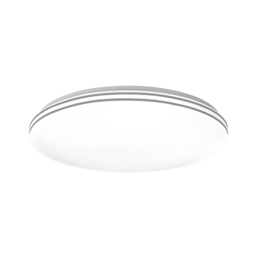 Plafon INDRA LED 72w diâmetro 50cm prata