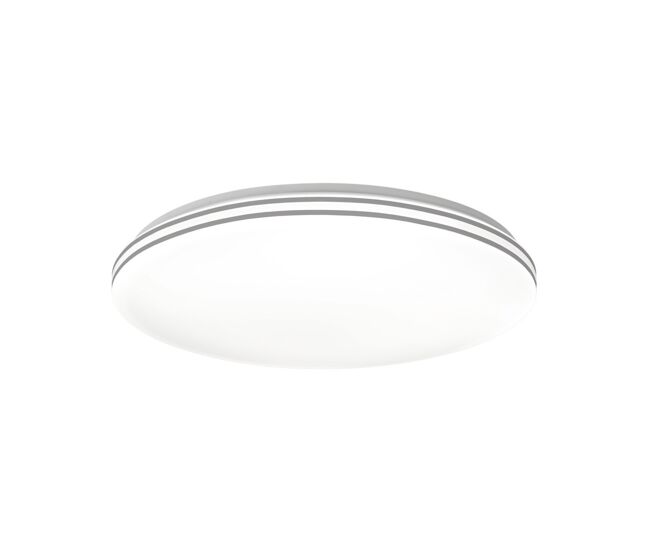 Plafón indra led 72w diámetro 50cm plata