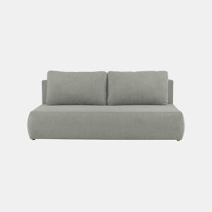 Sofá cama 3 lugares ESMEE cor cinza claro