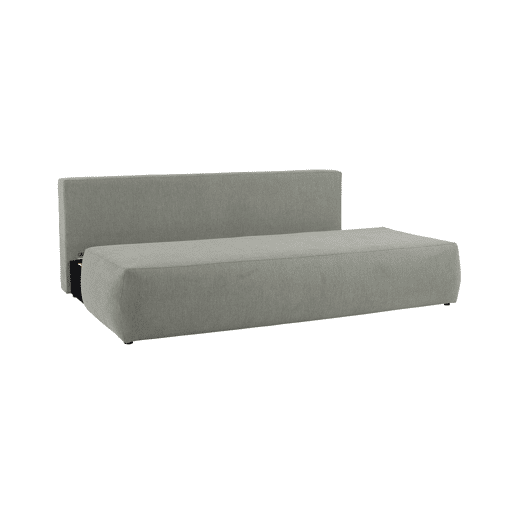 Sofá cama 3 lugares ESMEE cor cinza claro Sofá cama 3 lugares ESMEE cor cinza claro