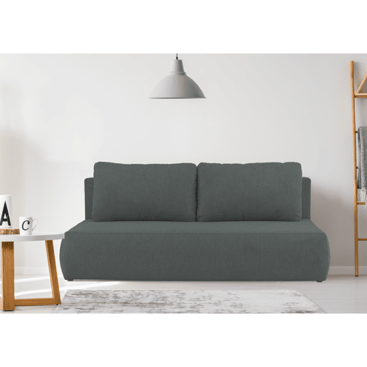 Sofá cama 3 lugares ESMEE cor cinza escuro Sofá cama 3 lugares ESMEE cor cinza escuro