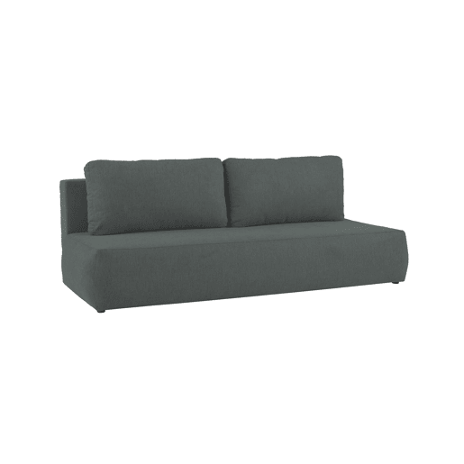 Sofá cama 3 lugares ESMEE cor cinza escuro Sofá cama 3 lugares ESMEE cor cinza escuro