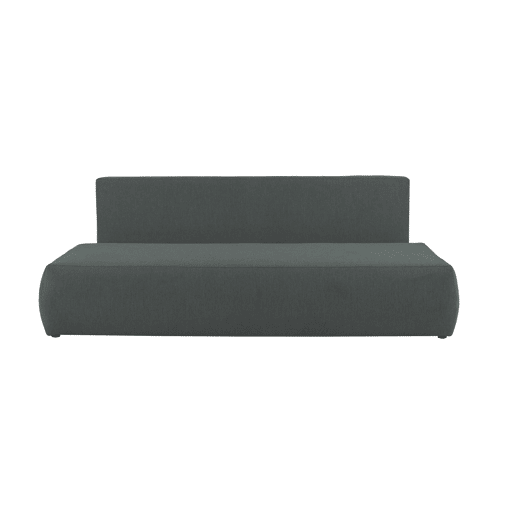 Sofá cama 3 lugares ESMEE cor cinza escuro Sofá cama 3 lugares ESMEE cor cinza escuro