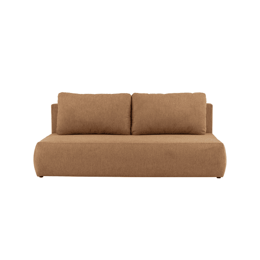 Sofá cama 3 lugares ESMEE cor terracota
