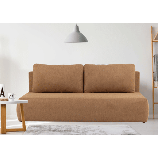 Sofá cama 3 lugares ESMEE cor terracota