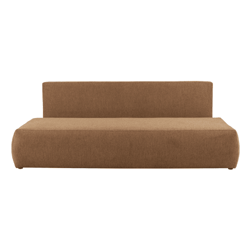 Sofá cama 3 lugares ESMEE cor terracota