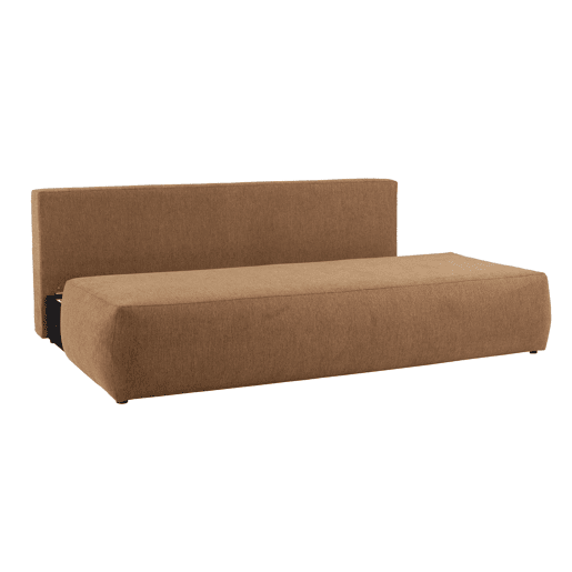Sofá cama 3 lugares ESMEE cor terracota
