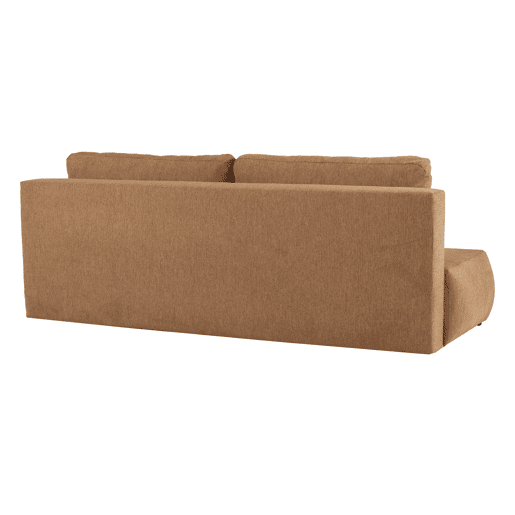 Sofá cama 3 lugares ESMEE cor terracota