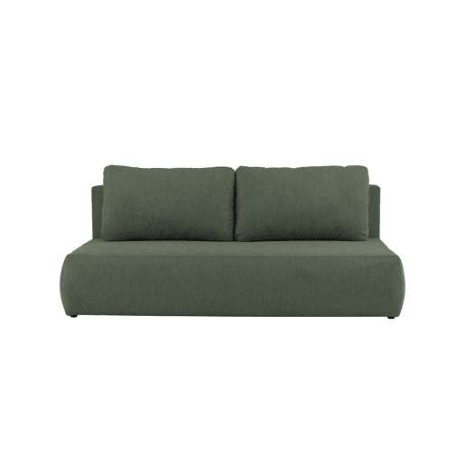 Sofá cama 3 lugares ESMEE cor verde Sofá cama 3 lugares ESMEE cor verde