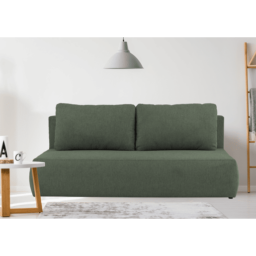 Sofá cama 3 lugares ESMEE cor verde Sofá cama 3 lugares ESMEE cor verde
