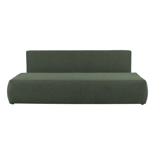 Sofá cama 3 lugares ESMEE cor verde Sofá cama 3 lugares ESMEE cor verde