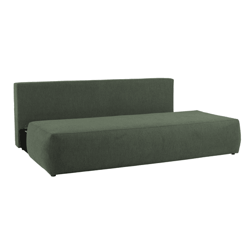 Sofá cama 3 lugares ESMEE cor verde Sofá cama 3 lugares ESMEE cor verde
