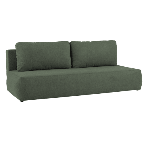 Sofá cama 3 lugares ESMEE cor verde Sofá cama 3 lugares ESMEE cor verde