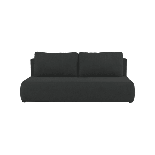 Sofá cama 3 lugares ESMEE cor preto Sofá cama 3 lugares ESMEE cor preto