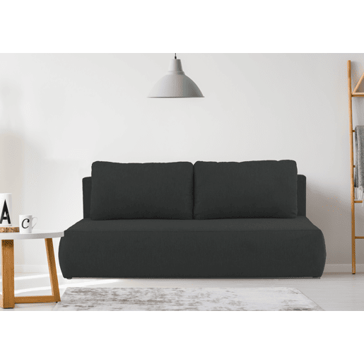 Sofá cama 3 lugares ESMEE cor preto Sofá cama 3 lugares ESMEE cor preto