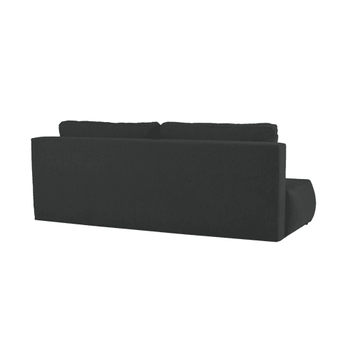 Sofá cama 3 lugares ESMEE cor preto Sofá cama 3 lugares ESMEE cor preto