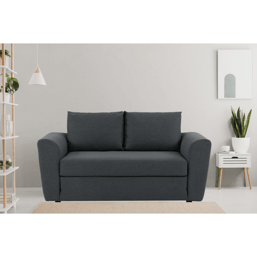 Sofá cama 2 lugares TWILL cor cinza escuro