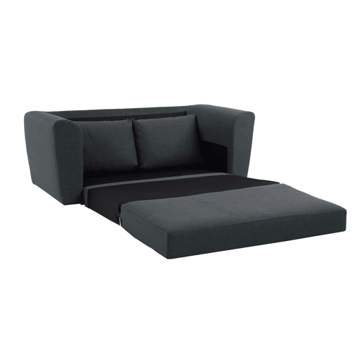 Sofá cama 2 lugares TWILL cor cinza escuro