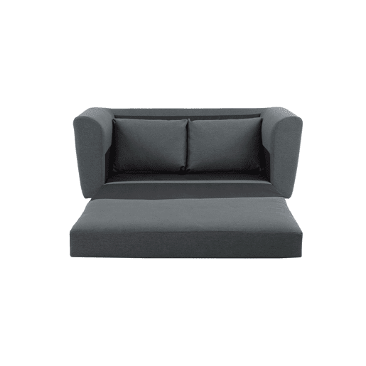 Sofá cama 2 lugares TWILL cor cinza escuro