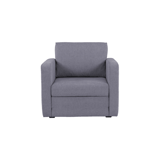 Cadeirão com cama EVAN cor cinza escuro Cadeirão com cama EVAN cor cinza escuro