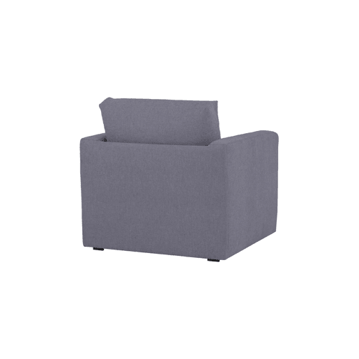 Cadeirão com cama EVAN cor cinza escuro Cadeirão com cama EVAN cor cinza escuro